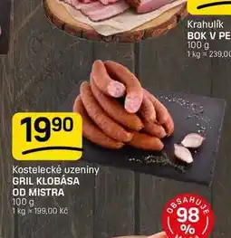 Flop GRIL KLOBÁSA OD MISTRA nabídka