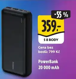 Albert PowerBank 20 000 mAh nabídka