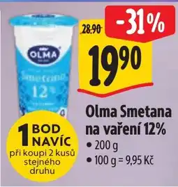 Albert Olma Smetana na vaření 12% nabídka
