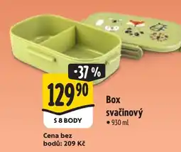 Albert Box svačinový nabídka