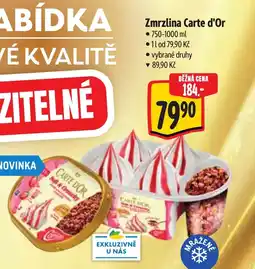 Albert Zmrzlina Carte d'Or nabídka