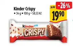 Albert Kinder Crispy nabídka