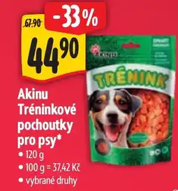 Albert Akinu Tréninkové pochoutky pro psy nabídka