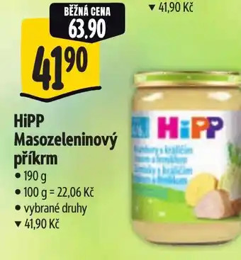 Albert HiPP Masozeleninový příkrm nabídka