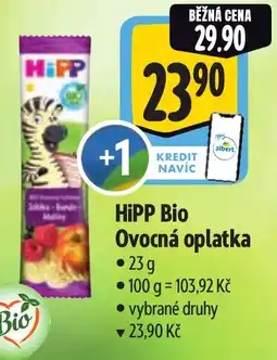 Albert HiPP Bio Ovocná oplatka nabídka