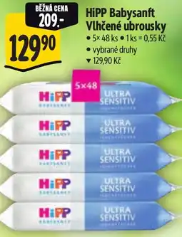 Albert HiPP Babysanft Vlhčené ubrousky nabídka
