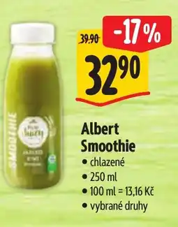 Albert Albert Smoothie nabídka