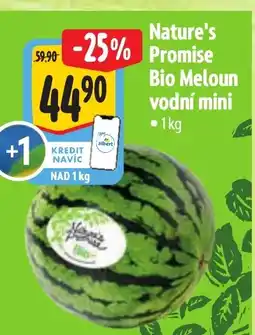 Albert Nature's Promise Bio Meloun vodní mini nabídka