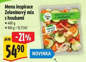 Albert Menu inspirace Zeleninový mix s houbami nabídka
