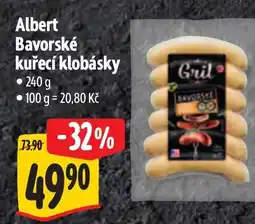 Albert Albert Bavorské kuřecí klobásky nabídka