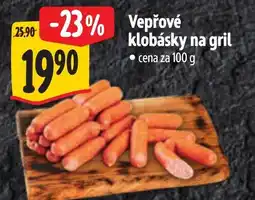 Albert Vepřové klobásky na gril nabídka
