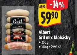 Albert Albert Gril mix klobásky nabídka