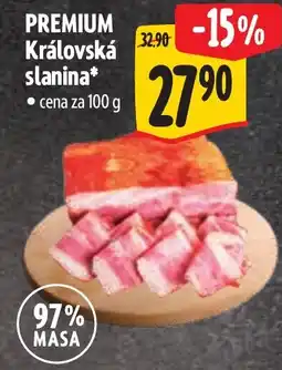 Albert PREMIUM Královská slanina nabídka
