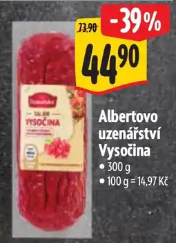 Albert Albertovo uzenářství Vysočina nabídka