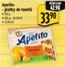 Albert Apetito - plátky do toustů nabídka