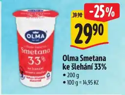 Albert Olma Smetana ke šlehání 33% nabídka