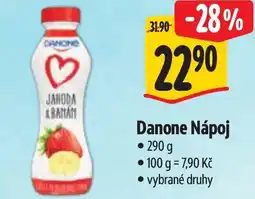 Albert Danone Nápoj nabídka