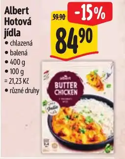 Albert Albert Hotová jídla nabídka