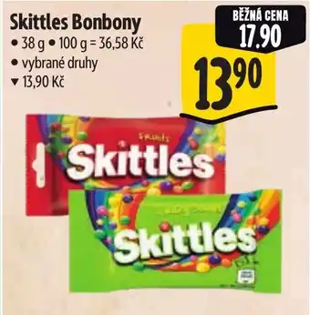 Albert Skittles Bonbony nabídka