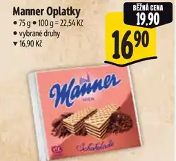 Albert Manner Oplatky nabídka