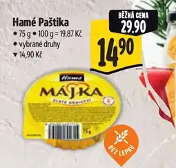 Albert Hamé Paštika nabídka