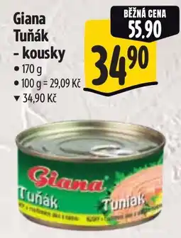 Albert Giana Tuňák -kousky nabídka