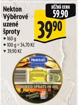 Albert Nekton Výběrové uzené šproty nabídka