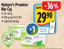 Albert Nature's Promise Bio Čaj nabídka