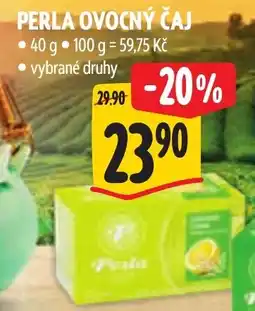 Albert Perla ovocný čaj nabídka
