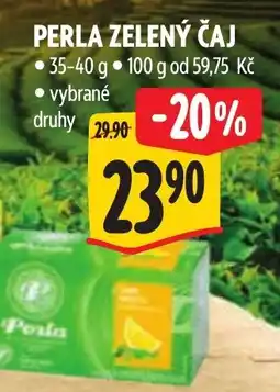 Albert Perla zelený čaj nabídka