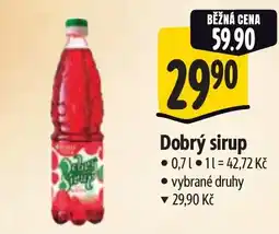Albert Dobrý sirup nabídka