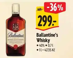 Albert Ballantine's Whisky nabídka