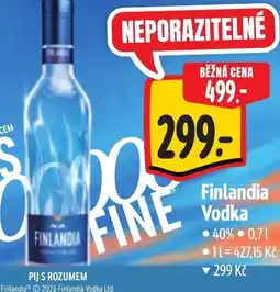 Albert Finlandia Vodka nabídka