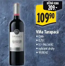 Albert Viña Tarapacá nabídka