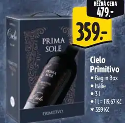 Albert Cielo Primitivo nabídka