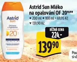 Albert Astrid Sun Mléko na opalování OF 20 nabídka
