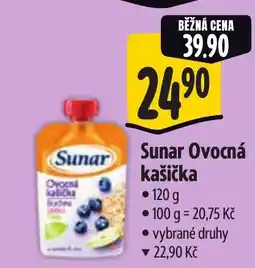 Albert Sunar Ovocná kašička nabídka