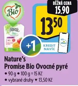 Albert Nature's Promise Bio Ovocné pyré nabídka