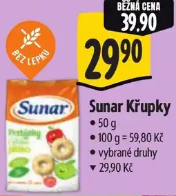 Albert Sunar Křupky nabídka