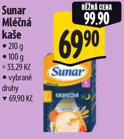 Albert Sunar Mléčná kaše nabídka