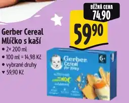 Albert Gerber Cereal Mlíčko s kaší nabídka