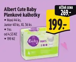 Albert Albert Cute Baby Plenkové kalhotky nabídka