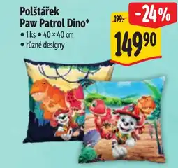 Albert Polštářek Paw Patrol Dino nabídka