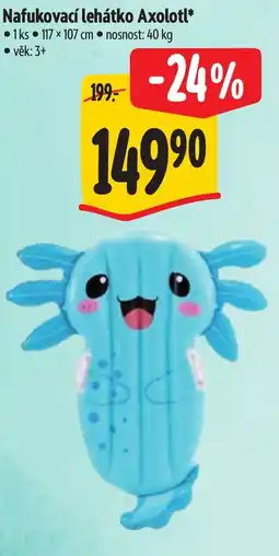 Albert Nafukovací lehátko Axolotl nabídka