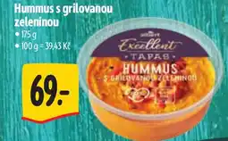 Albert Hummus s grilovanou zeleninou nabídka
