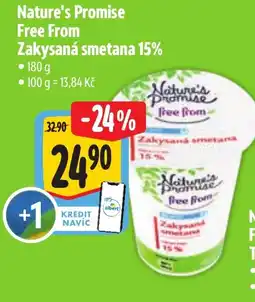 Albert Nature's Promise Free From Zakysaná smetana 15% nabídka