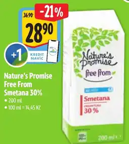 Albert Nature's Promise Free From Smetana 30% nabídka