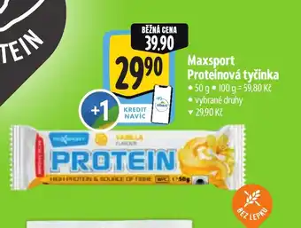 Albert Maxsport Proteinová tyčinka nabídka