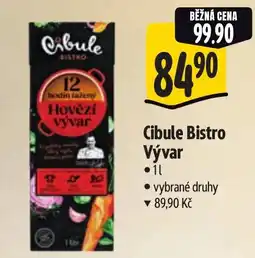Albert Cibule Bistro Vývar nabídka