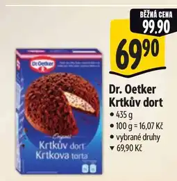 Albert Dr. Oetker Krtkův dort nabídka